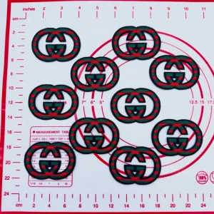 Mid(Iron-on) G- Red And Green Patches