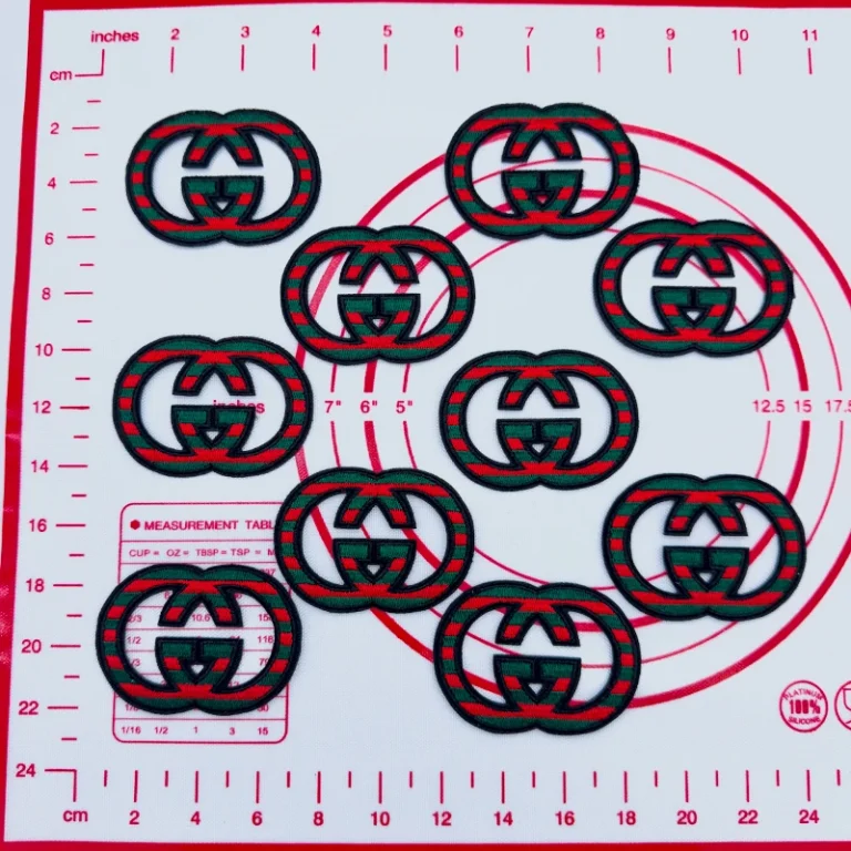 Mid(Iron-on) G- Red And Green Patches