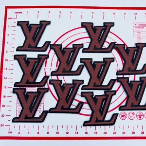 Mid(Iron-on) L- Coffee Patches