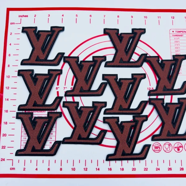 Mid(Iron-on) L- Coffee Patches
