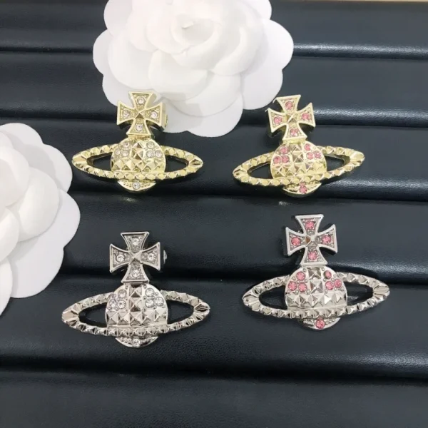 Planet shape With Diamonds 45MM*33MM