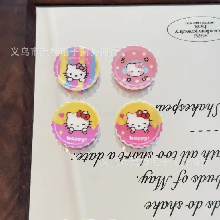 A bag of (10PCS) HK Bottle Cap 25MM*25MM