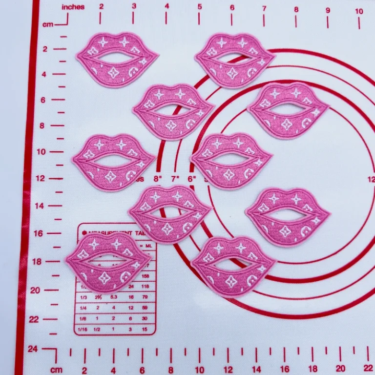 Mid(Iron-on) C- Pink Lib Shape Patches