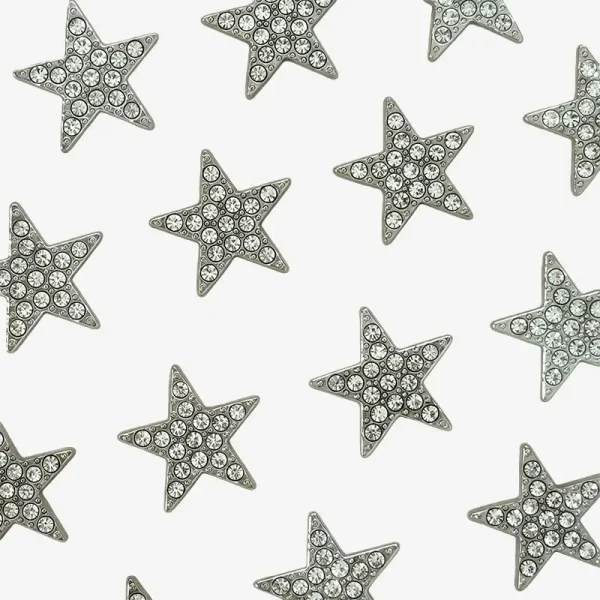 Five - Pointed Star, Junk Phone Case Charms - Luxury Designer DIY Decorative Accessories, Metal Charms (15.75mm）
