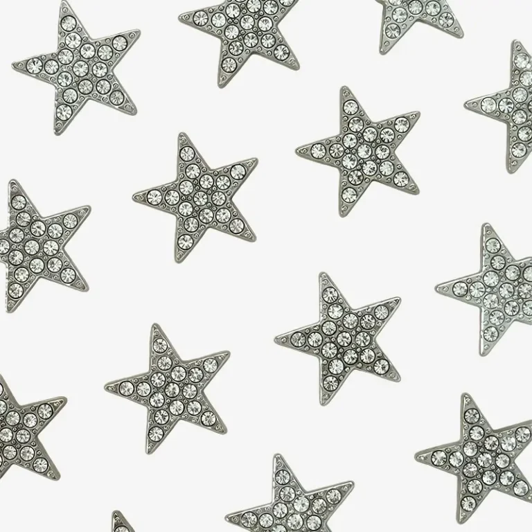 Five - Pointed Star, Junk Phone Case Charms - Luxury Designer DIY Decorative Accessories, Metal Charms (15.75mm）