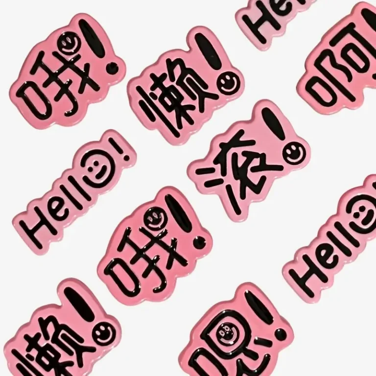 Chinese Characters, Junk Phone Case Charms - Luxury Designer DIY Decorative Accessories, Resin Charms (36.67mm*12.86mm）