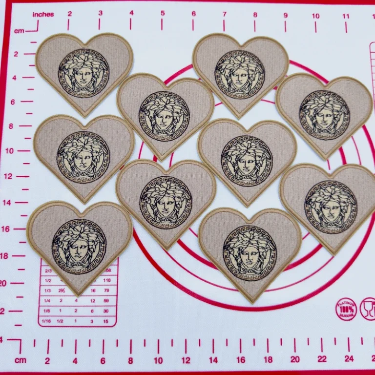 Mid(Iron-on) F-Love Shape Patches