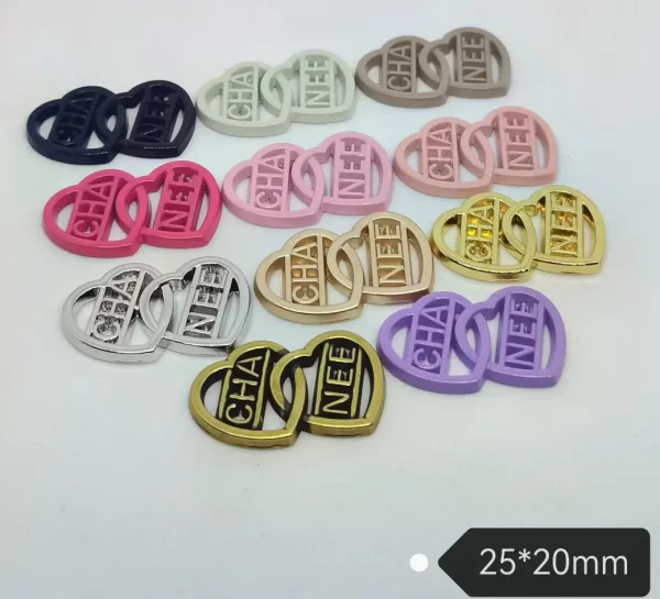 Heart Double C Pendant Phone Case Charms | 20*25mm
