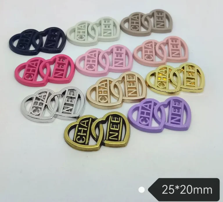 Heart Double C Pendant Phone Case Charms | 20*25mm