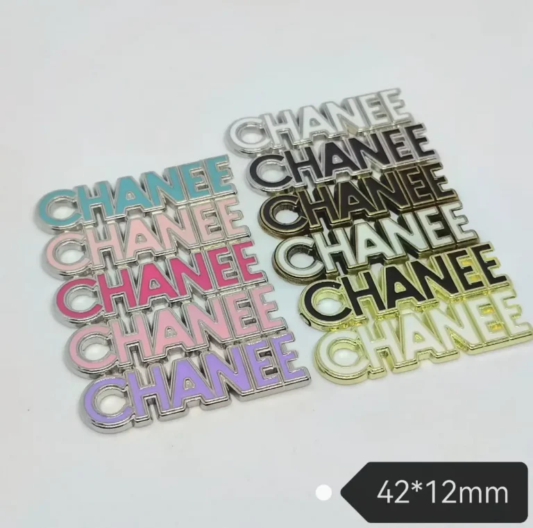 Chanel-Style Double C Letter Phone Case Charms, Trendy Multi-Color | 25*19mm