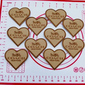 Mid(Iron-on) G- 4 Love Shape Patches
