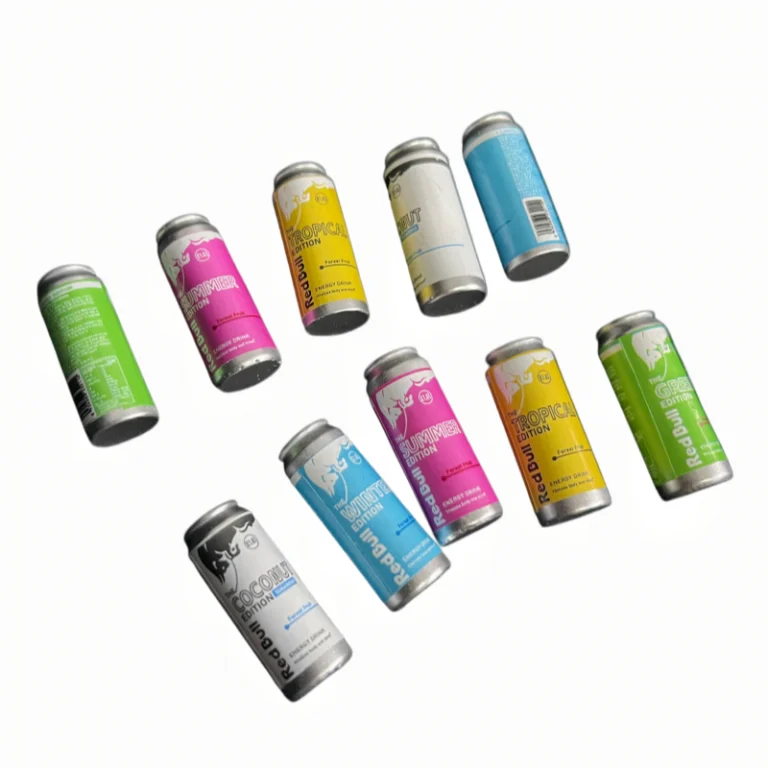 Mini UK Red Bull Cans 2.5CM×1CM DIY Mini Decor