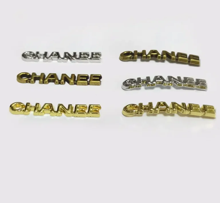 Double C Letter Metal Charms, High Quality & Versatile for Hair Hoops, Hair Clips & Phone Cases | 35*5mm