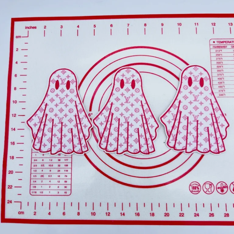 Mid(Iron-on) L-Ghost Shape Patches