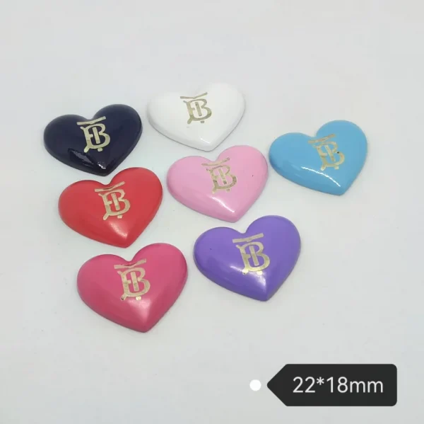 Metal Love Shape BL 22MM*18MM