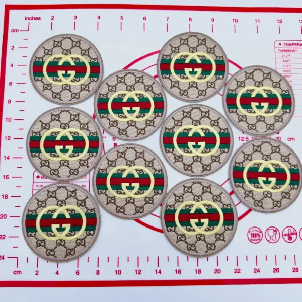 Mid(Iron-on) G-Round Shape Patches