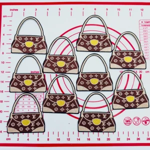 Mid(Iron-on) L-Bag Shape Patches