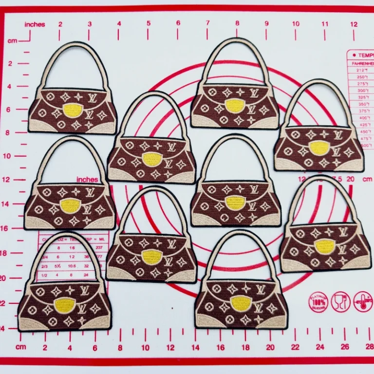 Mid(Iron-on) L-Bag Shape Patches