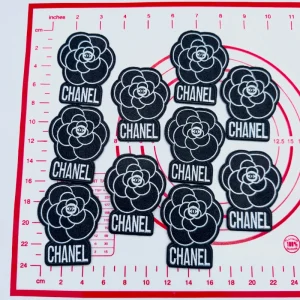 Mid(Iron-on) C-Flower Shape Patches