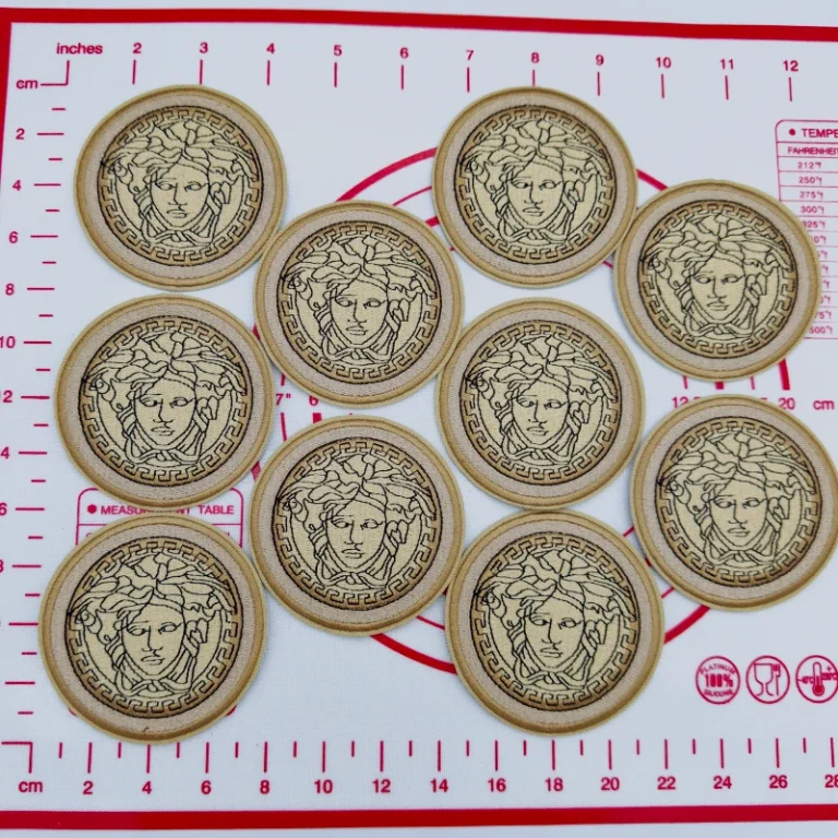 Mid(Iron-on) F-Round Shape Patches