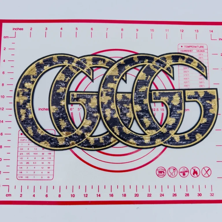 Large(Iron-on) GG- Bling Shape Patches