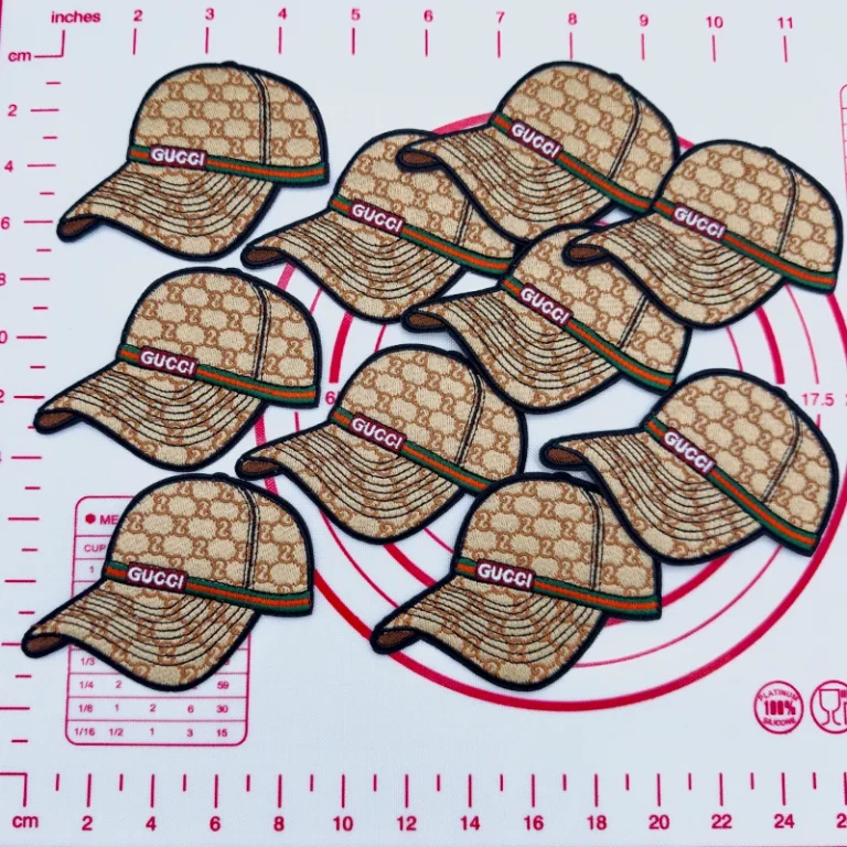 Mid(Iron-on) C-Coffee Cat Shape Patches