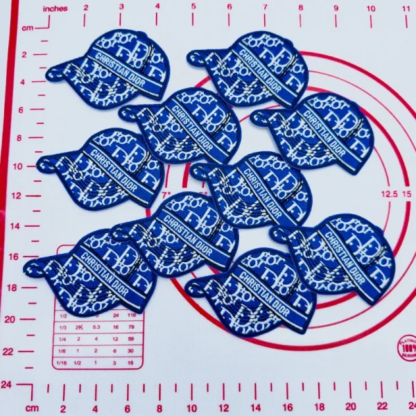 Mid(Iron-on) D- Blue Cat Shape Patche