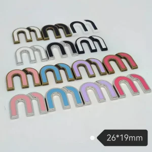 MIU Style Metal Electroplated Enamel Dropping Macaron Color Phone Case Charm | 26*19mm