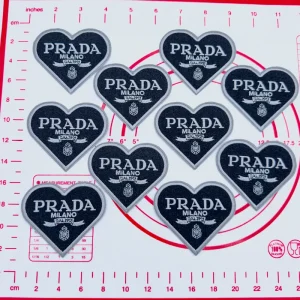 Mid(Iron-on) P-2 Love Shape Patches