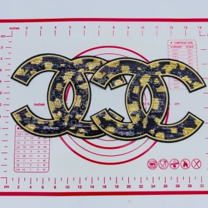 Large(Iron-on) CC- Bling Shape Patches