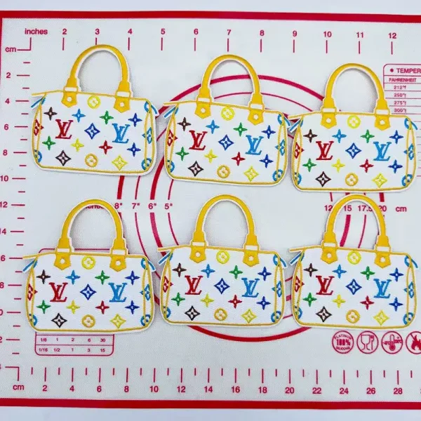 Mid(Iron-on) L-Bag Shape Patches